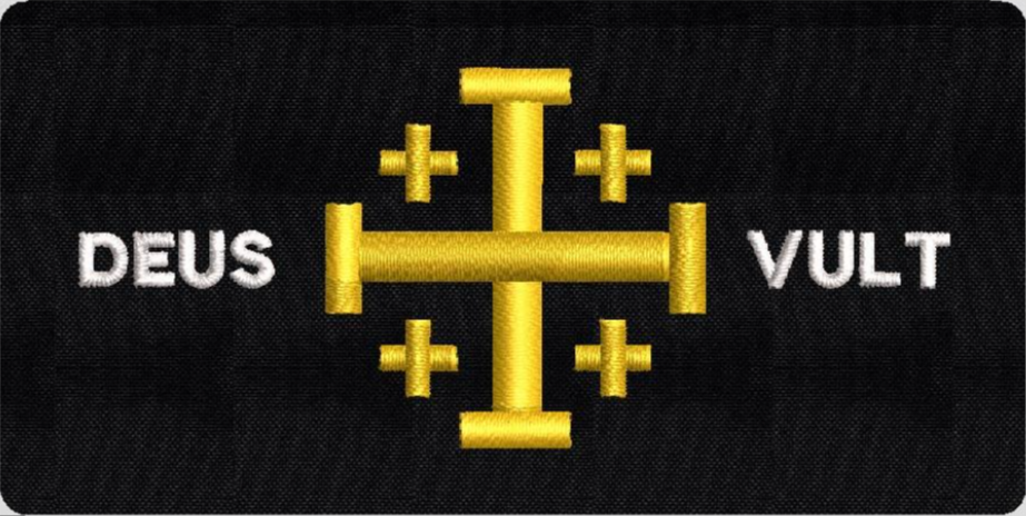 Jerusalem Cross - DEUS VULT